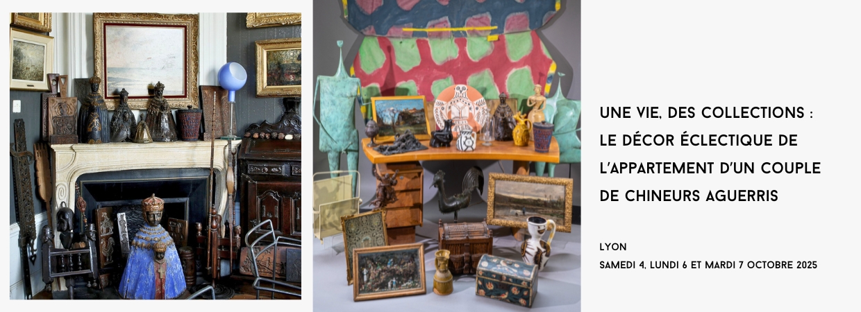 une vie, des collections :  le décor éclectique de l’appartement d’un couple de chineurs aguerris  